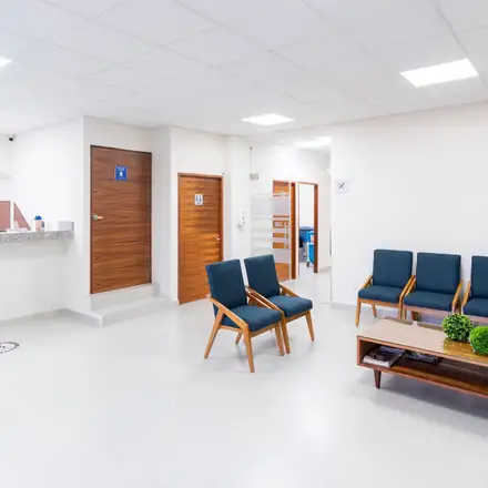 A bright, quiet waiting room