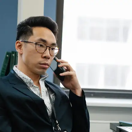 A billing manager on a call with a payer